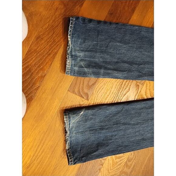 Abercrombie & Fitch Jeans Men 28x30 Classic Straight Button Fly Distressed Denim - Picture 9 of 10